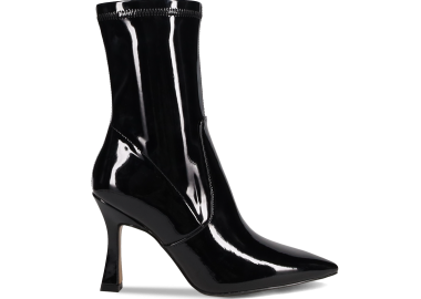 Μαύρο λουστρινένιο μποτάκι - MIGATO - 