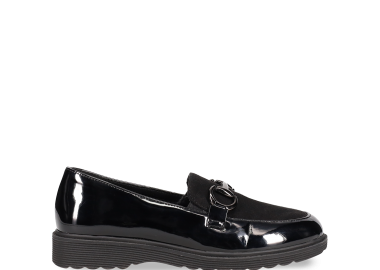 Μαύρο λουστρίνι loafer - CAMILLE - 
