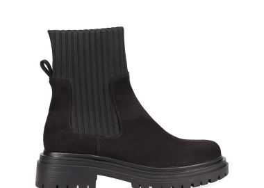 Μαύρο μποτάκι biker - MIGATO - 