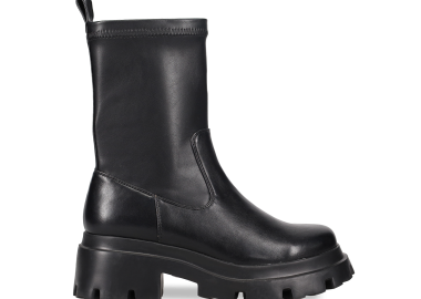 Μαύρο μποτάκι biker - MIGATO - 