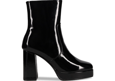 Μαύρο μποτάκι λουστρίνι - MIGATO - 