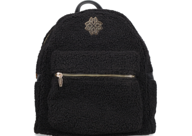 Μαύρο μπουκλέ backpack - MIGATO - 