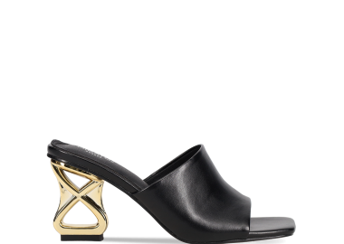 Μαύρο mule πέδιλο - MIGATO - 