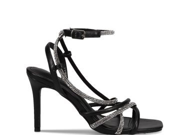 Μαύρο multistrap πέδιλο - MIGATO - 