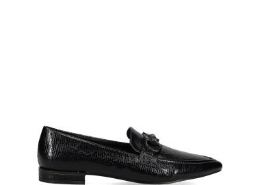 Μαύρο μυτερό loafer - MIGATO - 