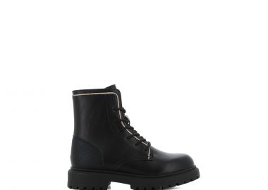 Μαύρο παιδικό μποτάκι - SJ - 