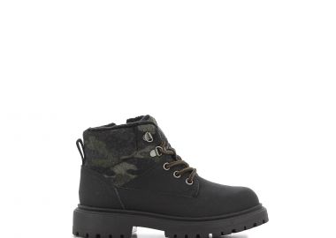 Μαύρο παιδικό μποτάκι - SJ - 