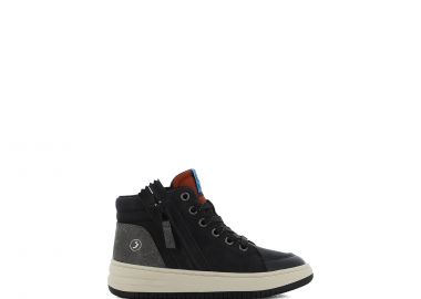 Μαύρο παιδικό μποτάκι - SJ - 