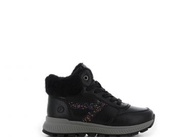 Μαύρο παιδικό μποτάκι - SJ - 