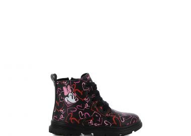 Μαύρο παιδικό μποτάκι MINNIE MOUSE - LEOMIL - 