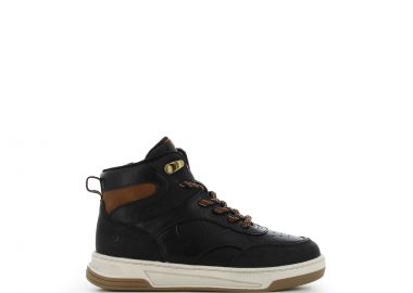 Μαύρο παιδικό sneaker μποτάκι - SJ - 