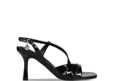 Μαύρο πέδιλο λουστρίνι - MIGATO - 