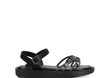 Μαύρο σανδάλι - MIGATO - 