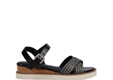 Μαύρο σανδάλι - MIGATO - 