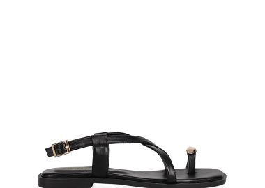 Μαύρο σανδάλι - MIGATO ISLAND - 