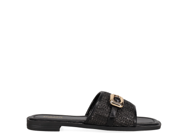 Μαύρο σανδάλι - MIGATO - 