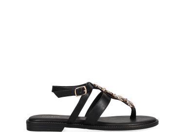 Μαύρο σανδάλι - MIGATO ISLAND - 