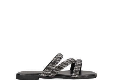 Μαύρο σανδάλι - MIGATO ISLAND - 