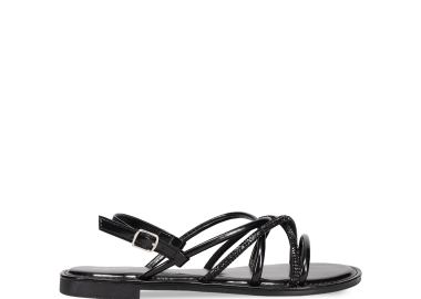 Μαύρο σανδάλι - MIGATO - 