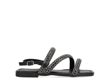 Μαύρο σανδάλι - MIGATO - 