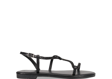 Μαύρο σανδάλι - MIGATO - 
