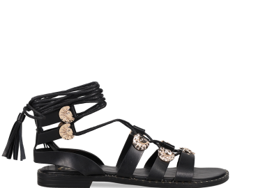 Μαύρο σανδάλι - MIGATO - 