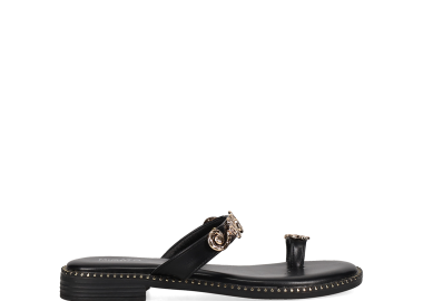 Μαύρο σανδάλι - MIGATO ISLAND - 