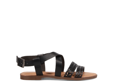 Μαύρο σανδάλι - MIGATO - 