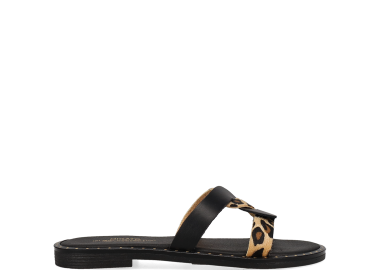 Μαύρο σανδάλι - MIGATO ISLAND - 