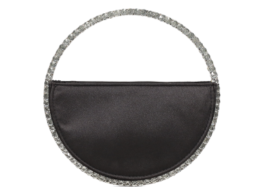 Μαύρο σατέν τσαντάκι - MIGATO - 