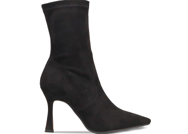 Μαύρο σουέντ μποτάκι - MIGATO - 