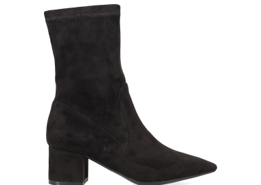 Μαύρο σουέντ μποτάκι - MIGATO - 