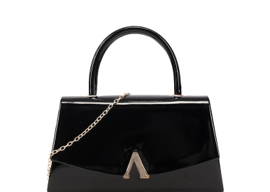 Μαύρο τσαντάκι χειρός - VENCI - 