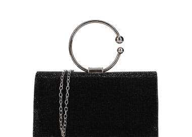 Μαύρο τσαντάκι χειρός - MIGATO - 