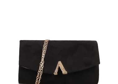 Μαύρο τσαντάκι φάκελος - VENCI - 