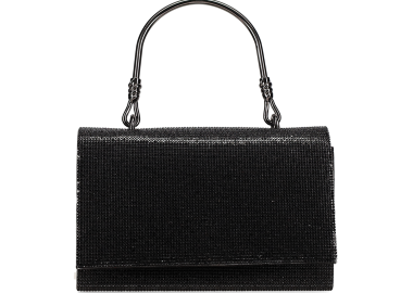 Μαύρο τσαντάκι με στρας - MIGATO - 