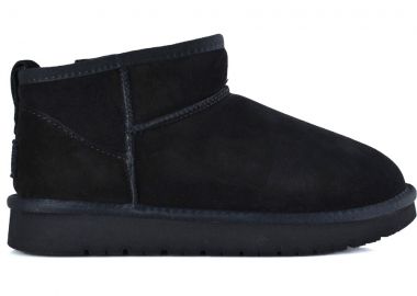 Μαυρο ultra short δερμάτινο Australian Boot Izy 1966 - Izy - 