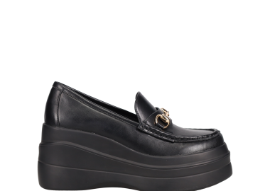 Μαύρο wedge loafer - MIGATO - 