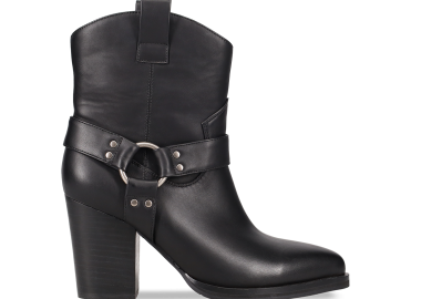 Μαύρο western μποτάκι - MIGATO - 