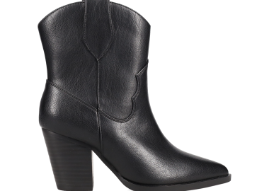 Μαύρο western μποτάκι - MIGATO - 