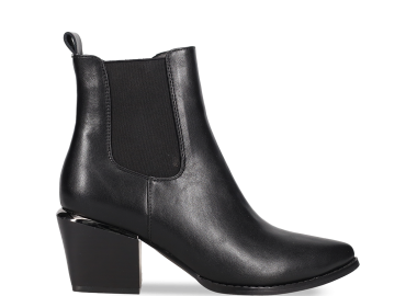 Μαύρο western μποτάκι - MIGATO - 