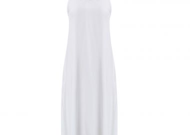 Maxi αμάνικο φόρεμα βισκόζη - MAT FASHION - 