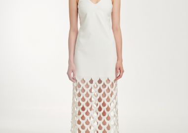 Maxi Dress in White - Cutcuutur - 