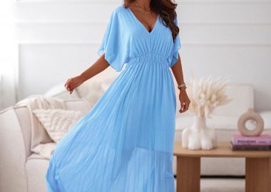 Maxi Φόρεμα Lulat Γαλάζιο - Amelie's - 