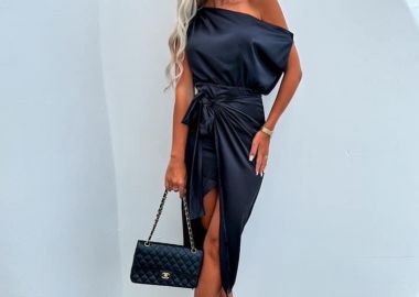 Maxi Φόρεμα Papas Μαύρο - Amelie's - 