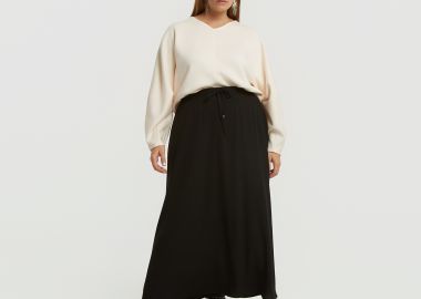 Maxi φούστα σε Α-γραμμή - MAT FASHION - 