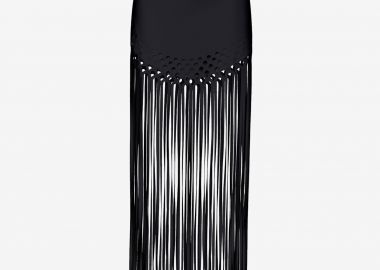 Maxi Skirt with Fringes in Black - Cutcuutur - 