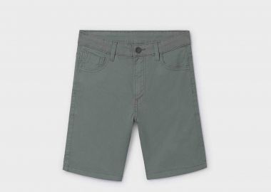 Mayoral παιδική βερμούδα denim μονόχρωμη - 231-S26 Πράσινο Ανοιχτό - MAYORAL - 