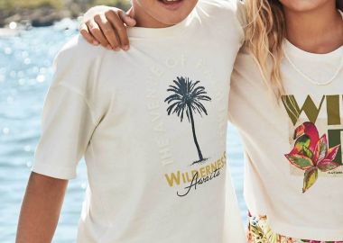 Mayoral παιδικό T-shirt με print - 6009-S25 Κρέμ - MAYORAL - 
