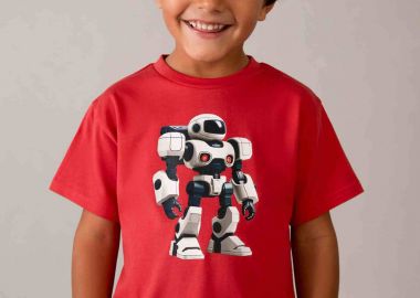 Mayoral παιδικό T-shirt με print Regular Fit - 3066-S26 Κόκκινο - MAYORAL - 